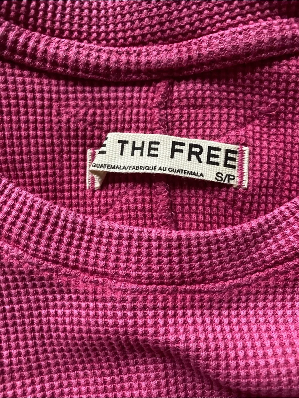 Free People We The Free Easy Does It Long Sleeve Tee NWT S
